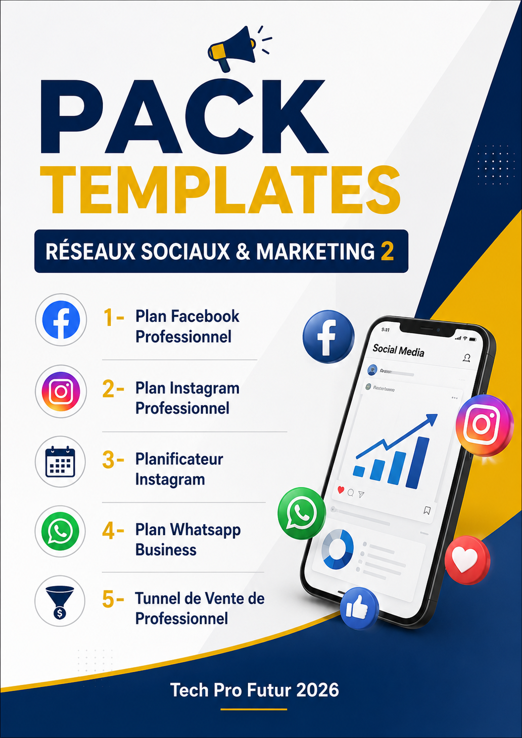 PACK TEMPLATES – RÉSEAUX SOCIAUX & MARKETING 2