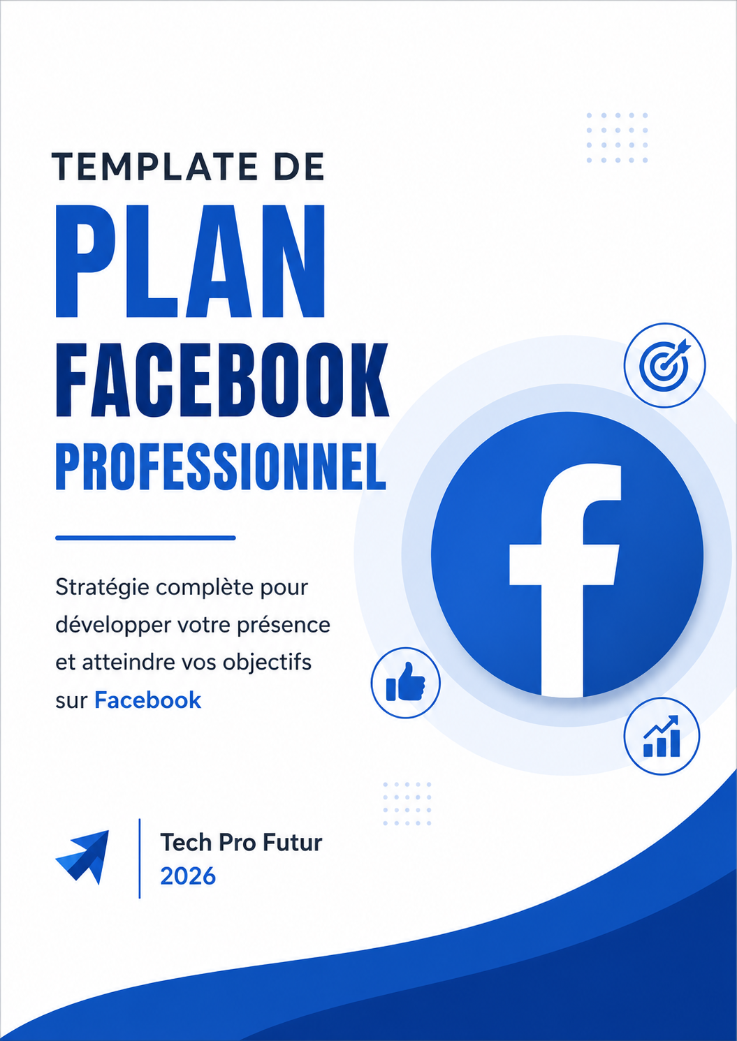 Template de Plan Facebook Professionnel